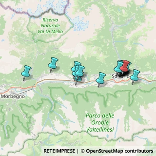Mappa Via spinedi, 23010 Berbenno di Valtellina SO, Italia (7.4055)