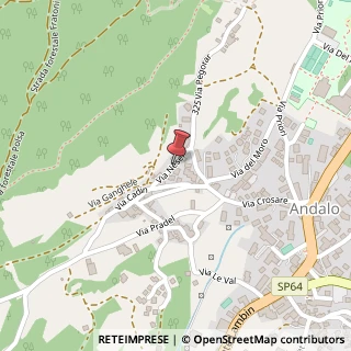 Mappa Via Neser, 9, 38010 Andalo, Trento (Trentino-Alto Adige)