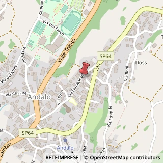 Mappa Via San Rocco, 8, 38010 Andalo, Trento (Trentino-Alto Adige)