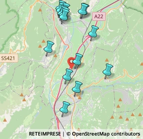 Mappa Via I Maggio, 38010 Nave San Rocco TN, Italia (4.262)