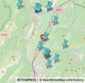 Mappa Via I Maggio, 38010 Nave San Rocco TN, Italia (4.27118)