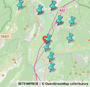 Mappa Via I Maggio, 38010 Nave San Rocco TN, Italia (4.24692)