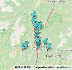 Mappa Via I Maggio, 38010 Nave San Rocco TN, Italia (9.55)