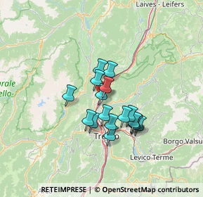 Mappa Via I Maggio, 38010 Nave San Rocco TN, Italia (9.66647)