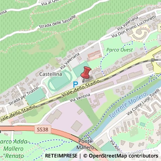 Mappa Viale Stadio, 126, 23100 Forcola, Sondrio (Lombardia)