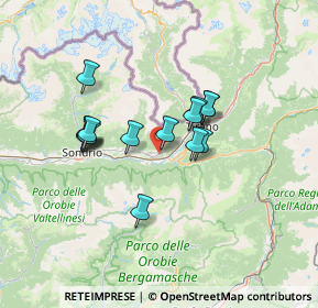 Mappa 23036 Teglio SO, Italia (10.818)