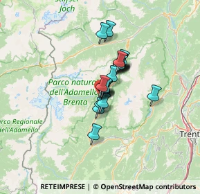 Mappa Via Salet, 38080 Carisolo TN, Italia (7.5625)