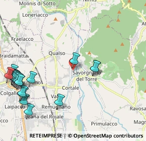 Mappa Via Rosta Ferracina, 33010 Reana del Rojale UD, Italia (2.8065)