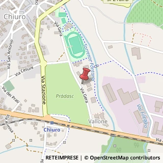 Mappa Via Gera, 47, 23030 Chiuro, Sondrio (Lombardia)