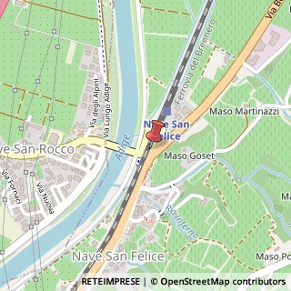 Mappa 38015 Nave San Felice TN, Italia, 38015 Lavis, Trento (Trentino-Alto Adige)