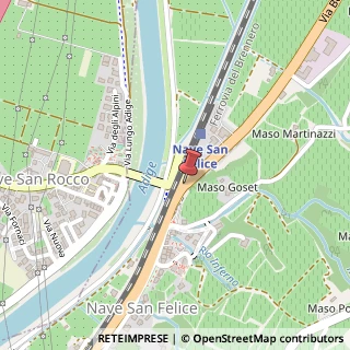 Mappa Via Bolzano, 22, 38015 Lavis TN, Italia, 38015 Lavis, Trento (Trentino-Alto Adige)