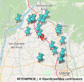 Mappa 33010 Colloredo di Monte Albano UD, Italia (7.027)