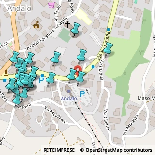 Mappa Via Rindole, 38010 Andalo TN, Italia (0.16429)