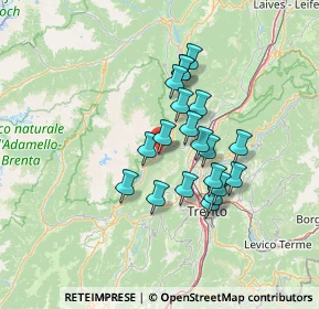 Mappa Via Clamer, 38010 Andalo TN, Italia (10.714)