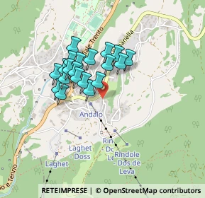 Mappa Via Clamer, 38010 Andalo TN, Italia (0.3285)