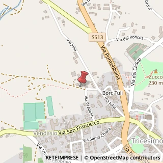 Mappa Via della Soima, 8, 33019 Tricesimo, Udine (Friuli-Venezia Giulia)