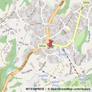 Mappa Piazza Paganella, 4, 38010 Andalo, Trento (Trentino-Alto Adige)