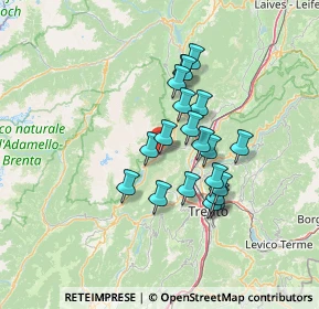 Mappa Via Piz Galin, 38010 Andalo TN, Italia (10.838)