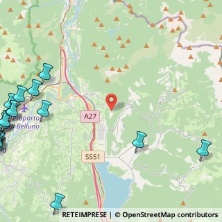 Mappa Via Mazzucchi, 32014 Ponte nelle Alpi BL, Italia (8.0205)