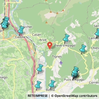 Mappa Via Mazzucchi, 32014 Ponte nelle Alpi BL, Italia (3.5575)