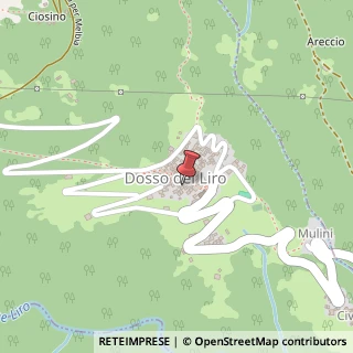 Mappa Via Centro, 70, 22010 Dosso del Liro, Como (Lombardia)