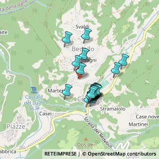 Mappa Via G. Bresadola, 38043 Bedollo TN, Italia (0.31667)