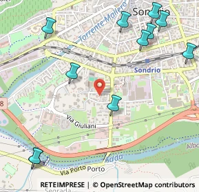 Mappa Via D. Gianoli, 23100 Sondrio SO, Italia (0.69545)