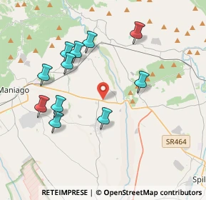 Mappa Via Maniago, 33090 Arba PN, Italia (3.82818)