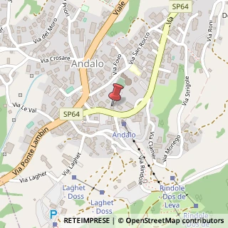 Mappa Via Paganella, 3a, 38010 Andalo, Trento (Trentino-Alto Adige)