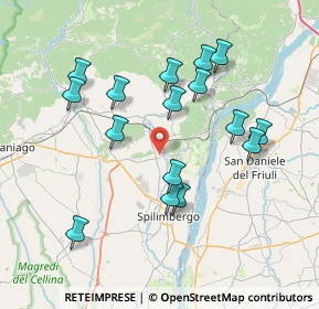 Mappa Via Friuli, 33090 Sequals PN, Italia (7.26)