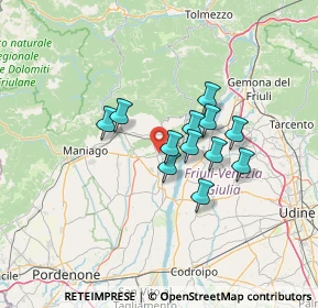 Mappa Via Friuli, 33090 Sequals PN, Italia (9.48417)