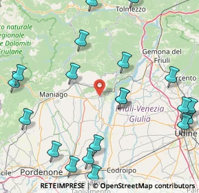 Mappa Via Friuli, 33090 Sequals PN, Italia (21.7505)