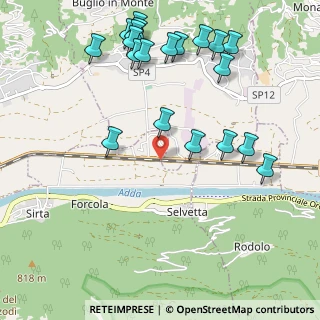Mappa Località Pasqualina, 23010 Buglio in Monte SO, Italia (1.225)
