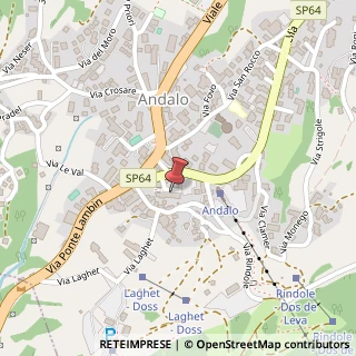 Mappa Piazzale Paganella, 6, 38010 Andalo, Trento (Trentino-Alto Adige)