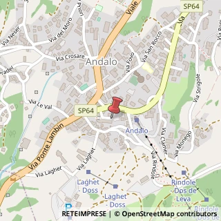 Mappa Piazzale Paganella, 42, 38010 Andalo, Trento (Trentino-Alto Adige)