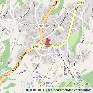 Mappa Piazzale Paganella, 1/A, 38010 Andalo, Trento (Trentino-Alto Adige)
