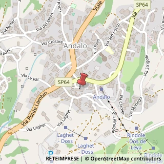 Mappa Piazzale Paganella, 4, 38010 Andalo, Trento (Trentino-Alto Adige)