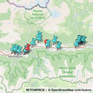 Mappa Strada della Tagliata, 23010 Berbenno di Valtellina SO (8.704)