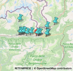 Mappa Strada Provinciale, 23036 Teglio SO, Italia (9.642)