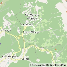 Mappa Chies d'Alpago
