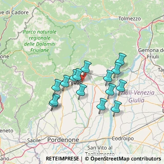 Mappa Via Spilimbergo, 33092 Fanna PN, Italia (11.75133)