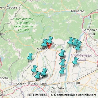 Mappa Via Spilimbergo, 33092 Fanna PN, Italia (15.5455)