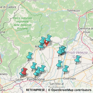 Mappa Via Spilimbergo, 33092 Fanna PN, Italia (17.50688)