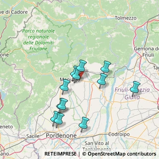 Mappa Via Spilimbergo, 33092 Fanna PN, Italia (13.66667)