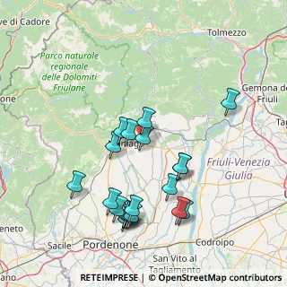 Mappa Via Spilimbergo, 33092 Fanna PN, Italia (15.4865)