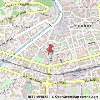Mappa Via Trento, 45, 23100 Sondrio, Sondrio (Lombardia)
