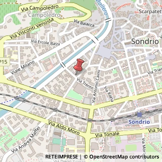 Mappa Via Trento, 50, 23100 Forcola, Sondrio (Lombardia)