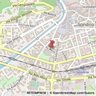 Mappa Via Trento,  49, 23100 Sondrio, Sondrio (Lombardia)