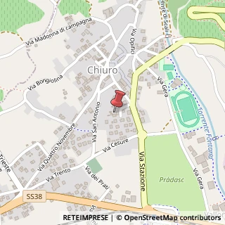 Mappa Via Borgonuovo, 8, 23030 Chiuro, Sondrio (Lombardia)