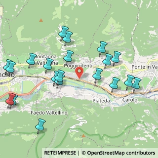 Mappa Via Stelvio, 23020 Poggiridenti SO, Italia (2.333)